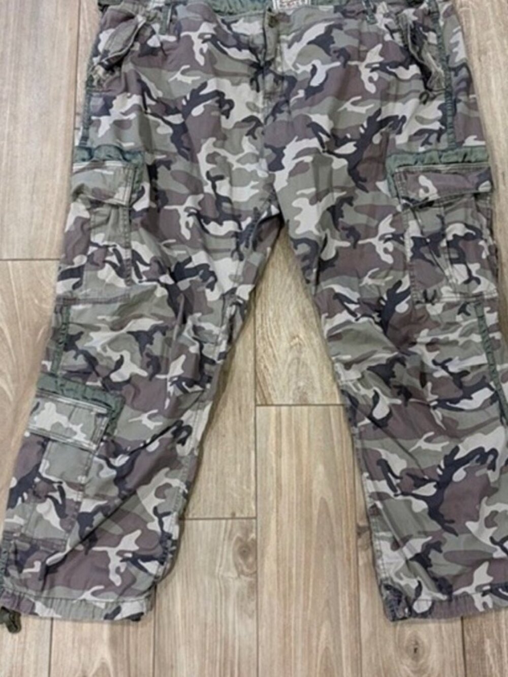 Camo Paratrooper Cargo‎ Pants Heavy Baggy